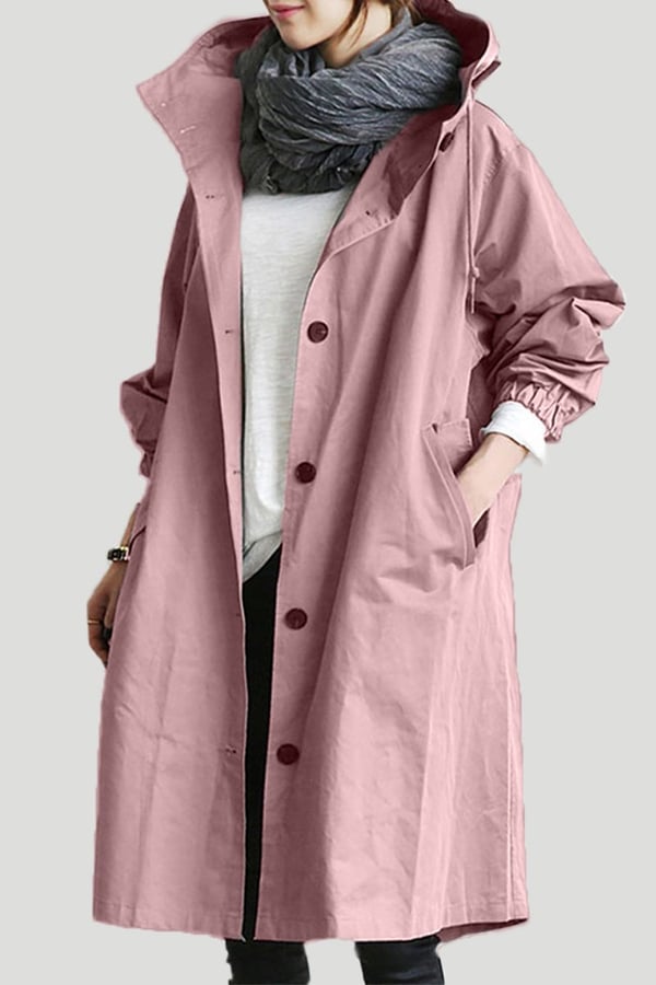 Chaqueta Cortavientos para Mujer con Capucha y Estilo Oversize