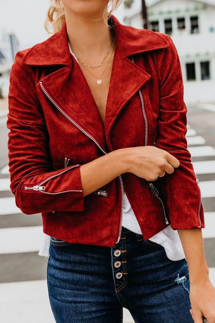 Chaqueta para Mujer con Cuello Clásico – Estilo y Elegancia