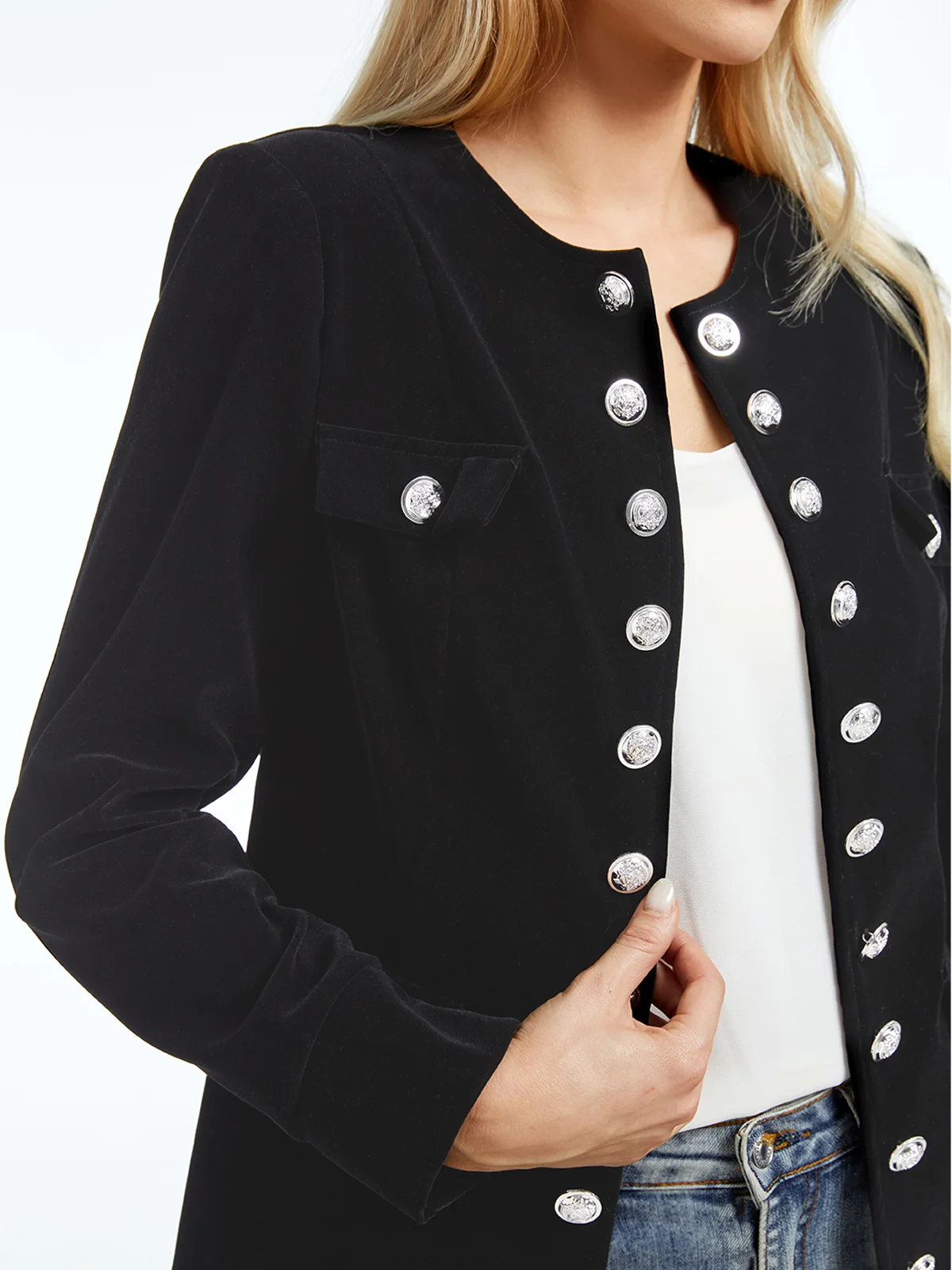 Blazer abotonable para un look business seguro de sí mismo