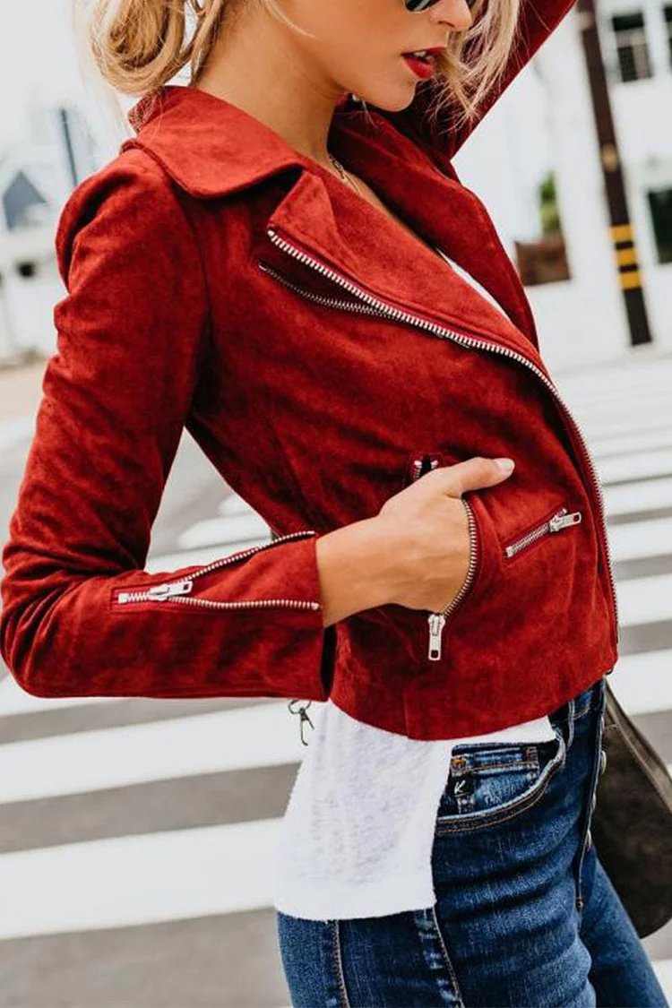 Chaqueta para Mujer con Cuello Clásico – Estilo y Elegancia