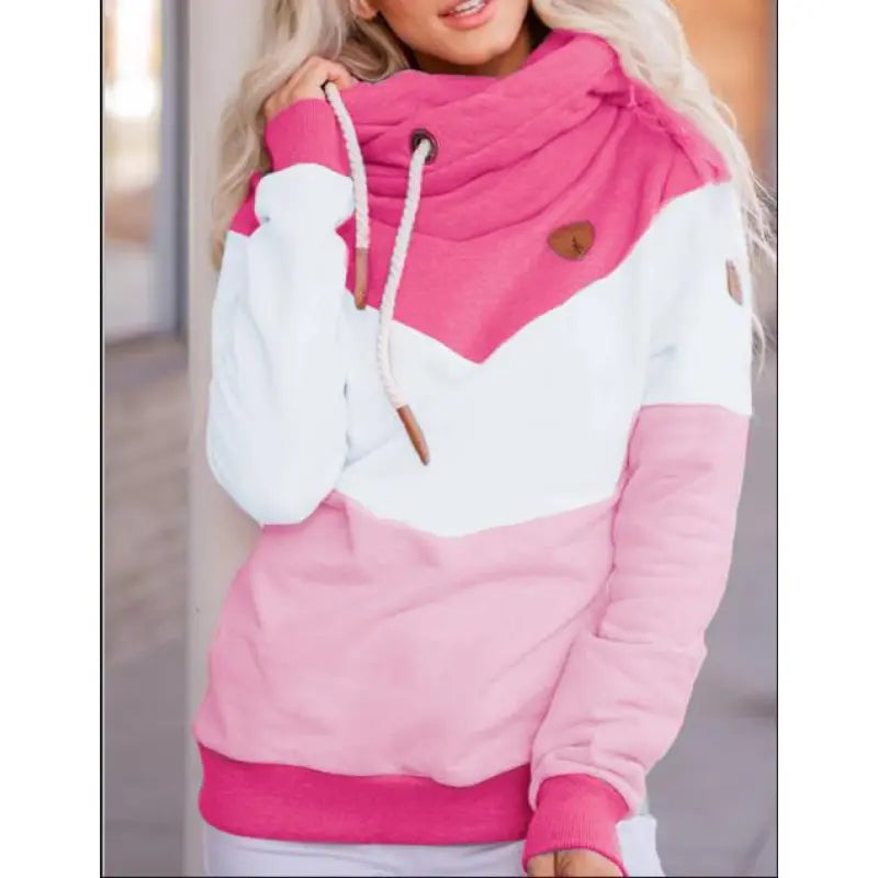 Sudadera con capucha sencilla y acogedora de manga larga